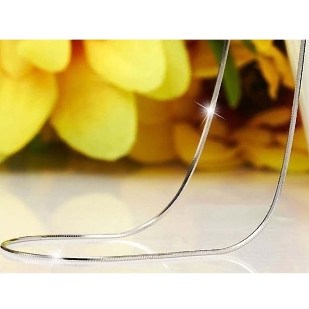 Italian925 Sterling Silver Snake Chain 18" 1.5 MM